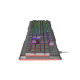 Klaviatūra Genesis RHOD 400, RGB, US layout, Wired, Black