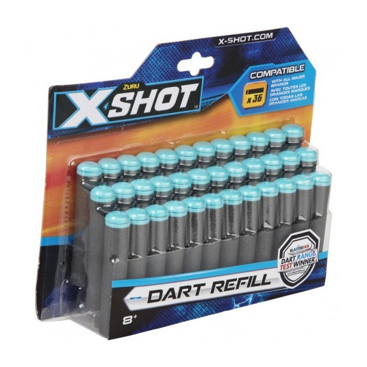 XSHOT Dart uzpildāmie kārtridži, 36 gab., 3618
