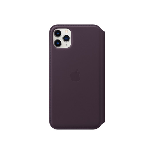 Case iPhone Pro Max 11 Leather Folio - baklažāna MX092ZM / A