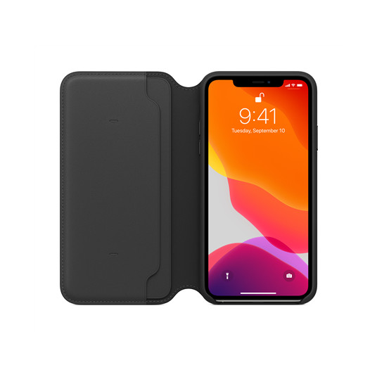 Case iPhone Pro Max 11 Leather Folio - Black MX082ZM / A