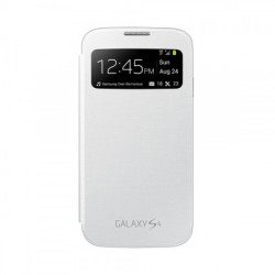 Vāciņš Samsung S4 S-View Premium Cover Baltas
