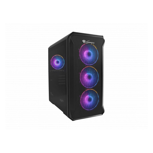 Datora korpuss Genesis IRID 503, 2 x USB 2.0, 1 x USB 3.0, Black