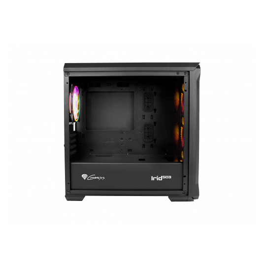 Datora korpuss Genesis IRID 503, 2 x USB 2.0, 1 x USB 3.0, Black