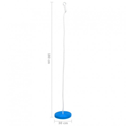 Diska šūpoles, 180 cm, zilas
