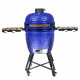 Dārza grils (barbecue) BigGrill Kamado Medium 21 zils  + Dāvana