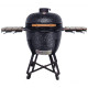 Dārza grils (barbecue) BigGrill Kamado Pro 23.5 melns  + Dāvana