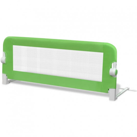 Bērnu gultas aizsargbarjeras, 2 gab., zaļas, 102x42 cm