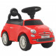 Bērnu rotaļu mašīna, Fiat 500, sarkana