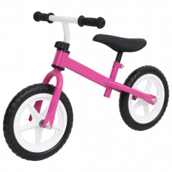 Līdzsvara velosipēds, 10 collu riteņi, rozā