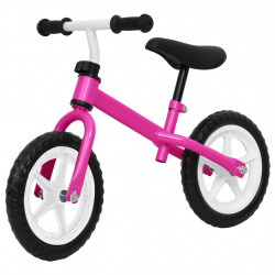 Līdzsvara velosipēds, 12 collu riteņi, rozā