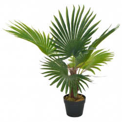 Mākslīgā palma ar podiņu, 70 cm, zaļa