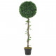 Mākslīgais augs, dižciltīgais laurs ar podiņu, zaļš, 130 cm