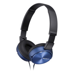 Austiņas Sony MDR-ZX310AP   / On-Ear, 3.5 mm, Blue