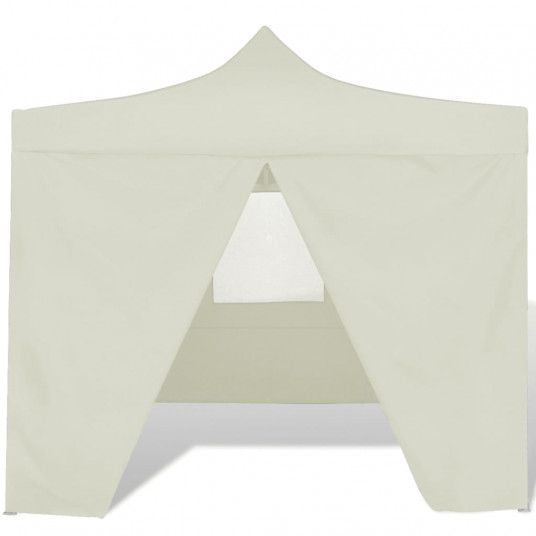 Saliekama telts, 3x3 m, 4 sienas, krēmkrāsā
