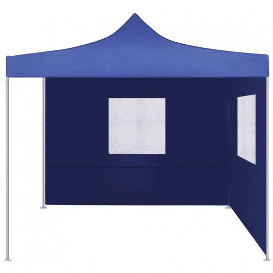 Saliekama telts ar 2 sienām, 3x3 m, zila