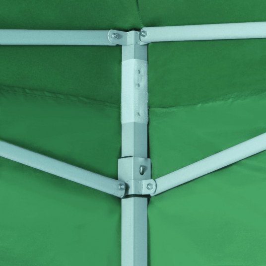 Saliekama telts ar 2 sienām, 3x3 m, zaļa