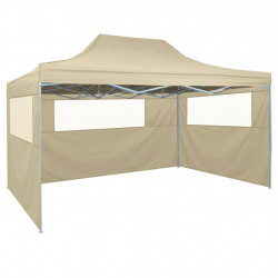 Saliekama telts, 3x4,5 m, 3 sienas, krēmkrāsā