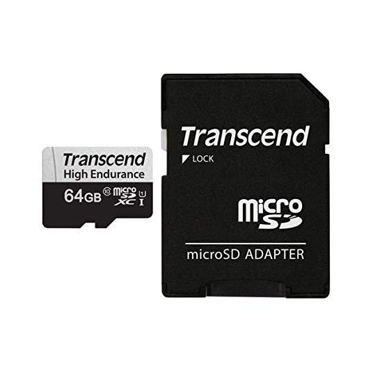 MEMORY MICRO SDXC 64GB W/ADAPT/UHS-I TS64GUSD350V TRANSCEND