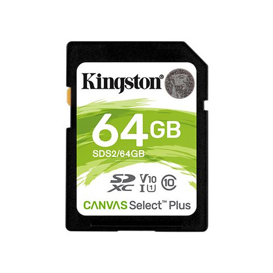 MEMORY SDXC 64GB C10/SDS2/64GB KINGSTON