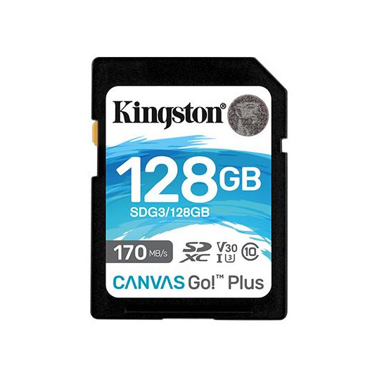 KINGSTON 128GB UHS-I SD Memory Card (Class 10)