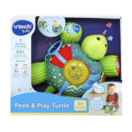 VTECH muzikālā rotaļlieta Peek and Play Turtle, 80-501603