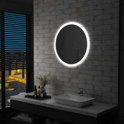 Vannasistabas spogulis ar LED apgaismojumu, 70 cm