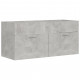Izlietnes skapītis, betona pelēks, 100x38,5x46cm, skaidu plātne