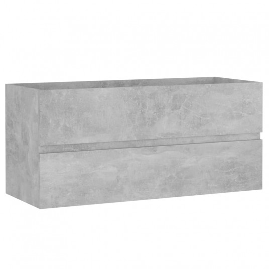 Izlietnes skapītis, betonpelēks, 100x38,5x45 cm, skaidu plāksne