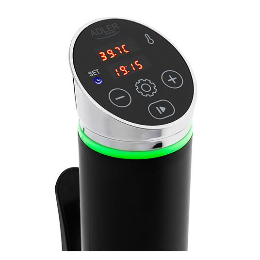 Adler Sous Vide lēnā plīts AD 6415 1000 W, melns/nerūsējošais tērauds