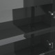 Vannasistabas skapītis ar spoguli, 80x15x60 cm, pelēks, MDF