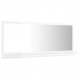 Vannasistabas spogulis, spīdīgi balts, 90x10,5x37 cm