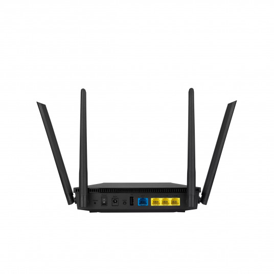 Asus Wi-Fi 6 bezvadu divjoslu gigabitu maršrutētājs RT-AX1800U 802.11ax, Ethernet LAN (RJ-45) porti 3, MU-MiMO Jā, nav mobilās platjoslas, Antenas veids Ārējā, 1xUSB