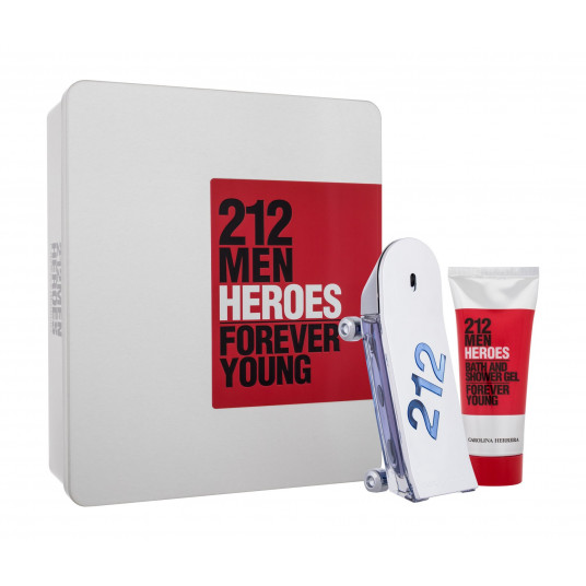 Carolina Herrera 212 Heroes 2 Piece Gift Set  Eau De Toilette 90ml   Body Wash