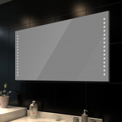 Vannas Istabas Spogulis ar LED gaismiņām 100 x 60 cm (gar x aug)