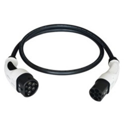 Elektromobilio įkrovimo kabelis Duosida, Type 2 - Type 2, 32A, 7.2kW, 1-phase, 5m 