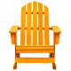 Dārza šūpuļkrēsls, egles masīvkoks, oranžs