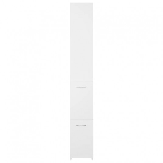 Vannasistabas skapītis, balts, 25x25x170 cm, skaidu plāksne