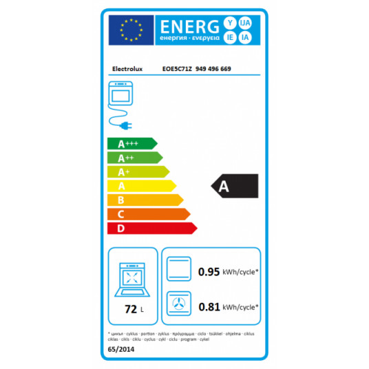 Cepeškrāsns Electrolux EOE5C71Z - Papildus atlaide