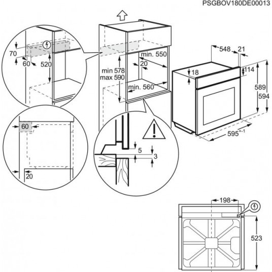 Cepeškrāsns Electrolux EOE5C71Z - Papildus atlaide