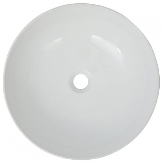 Izlietne, 41,5x13,5 cm, apaļa, balta keramika