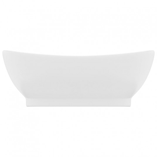 Izlietne, 58,5x39 cm, ovāla, matēta balta keramika