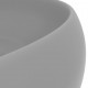 Izlietne, apaļa, 40x15 cm, matēta gaiši pelēka keramika