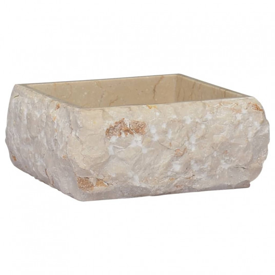 Izlietne, 30x30x13 cm, krēmkrāsas marmors