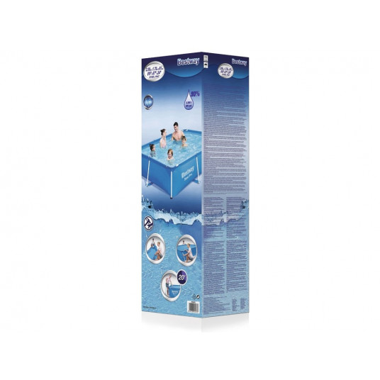 BESTWAY karkasa baseins ar tērauda rāmi 259x170x61cm 56403