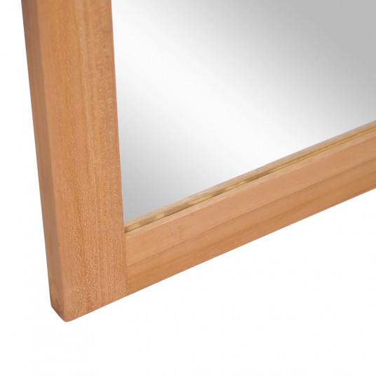 Sienas spogulis, masīvs tīkkoks, 50x70 cm