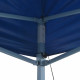 Saliekama telts, 3x6 m, ātri uzstādāma, zila