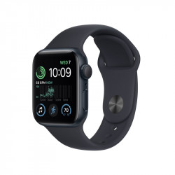 Viedais Pulkstenis Apple Watch SE 2022 GPS, 40mm LTE Midnight Aluminium Case with Midnight Sport Band MNPL3UL/A