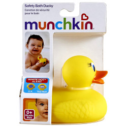 MUNCHKIN vannas rotaļlieta 0+ White Hot Safety Bath Duck 01105103