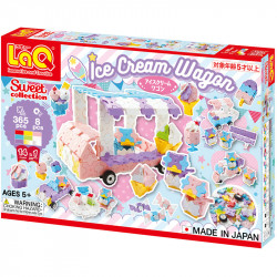 Japāņu konstruktors LaQ "Sweet Collection ICE CREAM WAGON"