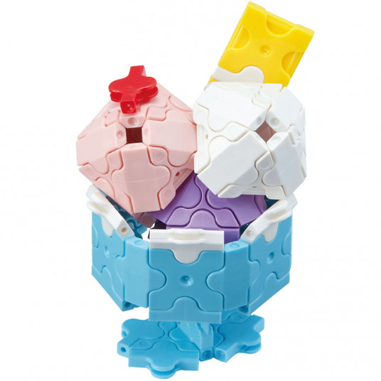 Japāņu konstruktors LaQ "Sweet Collection ICE CREAM WAGON"